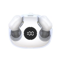asxite Wireless Earbuds,XG77 Bluetooth Earphones True Wireless Long Battery Life Mini Invisible In Ear Sports Noise Cancelling Earphones,White