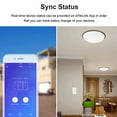 thumbnail image 2 of yeacher SONOFF T0US-TX Interrupteur Mural Intelligent Wi-Fi avec Télécommande Mobile, Panneau US de Type 86, 10A, Blanc, Conception Tactile, Commande Vocale et par Application, 220-250V, Fil Neutre Requis, 2 of 6