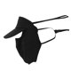 thumbnail image 1 of Ofertas Únicas Cubierta de Cuello de Diseño de Visera de Máscara Facial Completa de 5.51" Protección Solar UV Negra, 1 of 6
