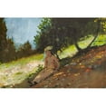 thumbnail image 3 of Homer, Winslow 18x13 Black Modern Framed Museum Art Print Titled - Shepherdess Resting, 3 of 5