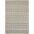 thumbnail image 2 of nuLOOM Charter Modern Trellis Indoor/Outdoor Area Rug, 8' x 10', Light Gray, 2 of 9