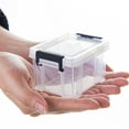 thumbnail image 2 of 4 Pcs Mini Storage Box Toy Parts Case Holder Bins with Lid Containers Lids Collection, 2 of 6