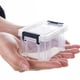 thumbnail image 3 of RomaMX 4pcs Hogar Sundies Organizador Caja de almacenamiento de plástico Artículos pequeños Estuche de almacenamiento, 3 of 7