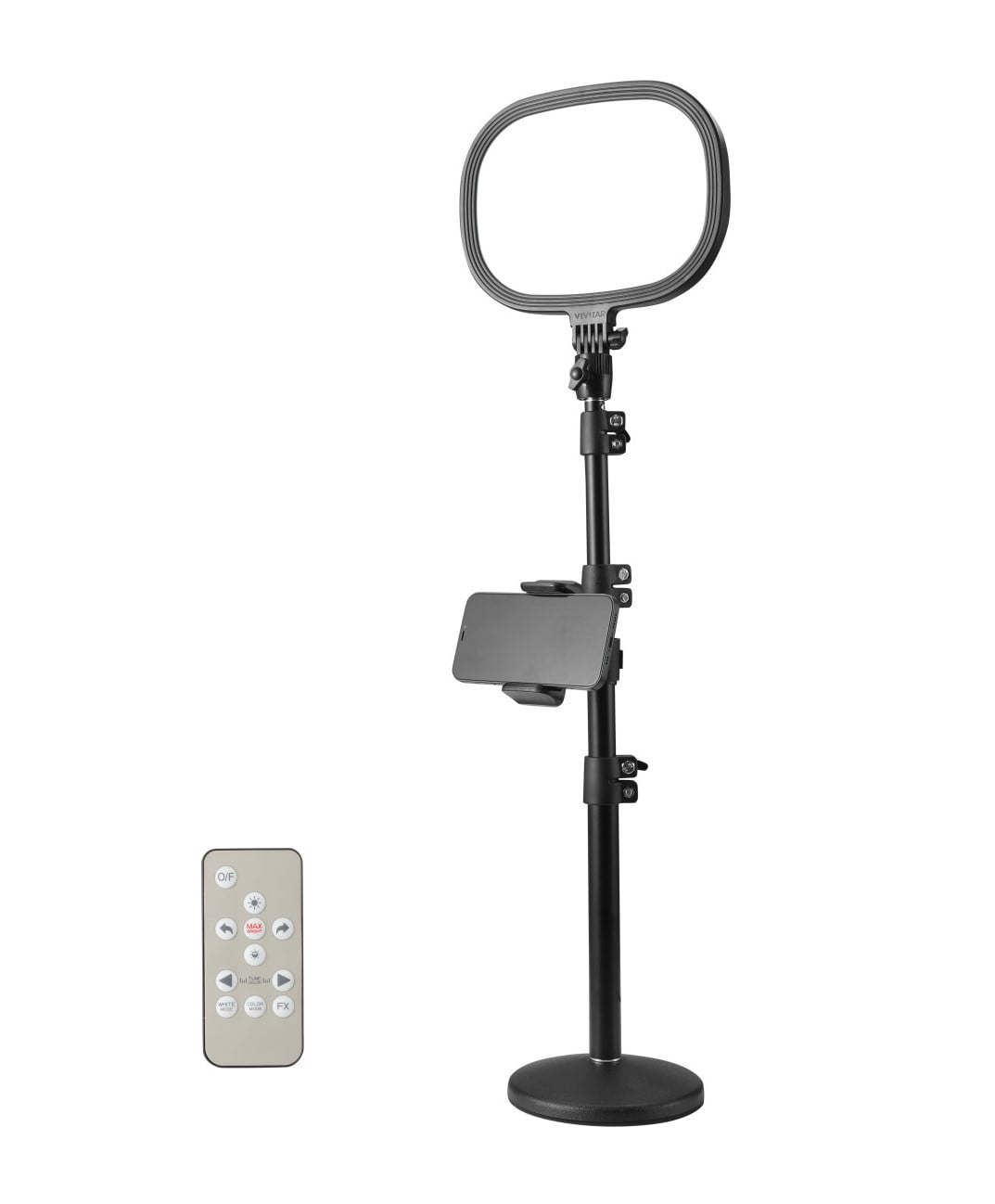 Vivitar 9 USB on-Camera Panel Light, Wireless Remote, Camera Light, Black
