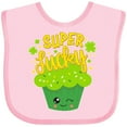 thumbnail image 3 of Inktastic Super Lucky Cupcake for St. Patricks Day Boys or Girls Baby Bib, 3 of 4