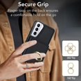 thumbnail image 2 of ELEHOLD Case for Samsung Galaxy S21,Business PU Leather Stand Case with Card Holder & Ring Holder,Black, 2 of 7