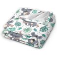 thumbnail image 2 of Manta de microfibra ultra suave Koala para sofá: mantas y mantas de franela suaves, cálidas, acogedoras, ligeras y mullidas para sofá cama, sala de estar, 50 x 60 pulgadas, 2 of 7