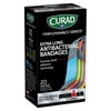 Curad Performance Series Ironman Extra Long Antibacterial Bandage, Extreme Hold Adhesive Technology, Fabric Bandages, 75 x 4.75 Inch, 20 ct (Pack of 3)