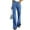 Dark Blue, variant on Womens Wide Leg Jeans Pants Washed Mid-Waist Denim Pants Spring Fall Solid Color Denim Trousers for Women's S-2XL
