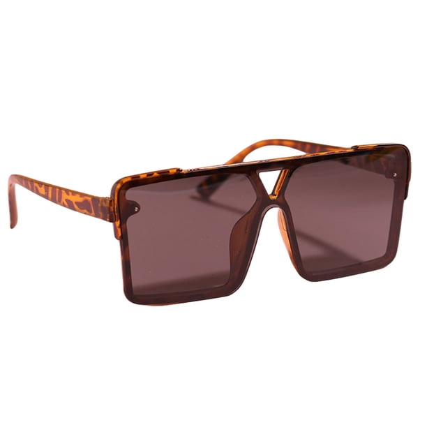 SAYOO Gafas de sol de moda para niños Gafas de montura cuadrada de triángulo plano simple con protección UV 400 SAYOO Moda