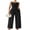 Black, variant on Jumpsuits for Women One Piece Jumpsuit Wide Leg Sleeveless Crewneck Casual Dressy Womens Romper Jumpers With Pockets Summer Vacation Outfits 2026