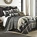 thumbnail image 3 of Donna Sharp Twin Quilt - Bear Walk Plaid Lodge Quilt with Bear Pattern - Machine Washable, 3 of 4