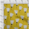 thumbnail image 1 of oneOone Velvet Yellow Fabric Artistic Floral Sewing Craft Projects Fabric Prints By Yard 58 Inch Wide, 1 of 5