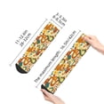 thumbnail image 2 of Salouo Vintage Floral Pattern Unisex Middle Tube Socks,Middle-Finger Knee High Socks Over The Calf Tube Stocking Crew Stockings for Women and Men Tube Socks, 2 of 8