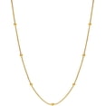 thumbnail image 5 of Stainless Steel Classic Plain Beaded Snake Chain Necklace, 5 of 11