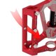 thumbnail image 3 of Pedal de bicicleta de montaña resistente al agua, antideslizante, plataforma de bicicleta de 9/16 pulgadas, pedales planos para bicicleta de montaña, rojo Sunnimix Pedal de bicicleta ligero, 3 of 5