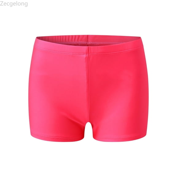 Zecgelong Toddler Girls Swim Shorts Swimsuit Rash Guard Swim Bottoms Size 5-6 Years