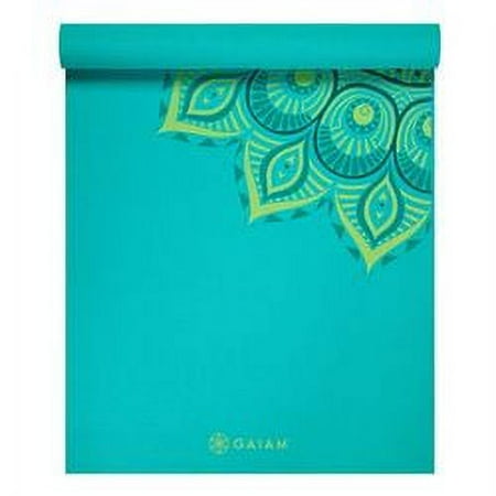 UPC: 0018713622044 | Gaiam Premium Print Yoga Mat Capri 6mm