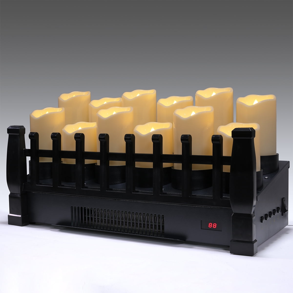 Barton Flameless Candle Flickering Candles Electric Heater Dimmable with  Remote Timer Control - Walmart.com