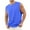 🔥 Blue, variant on Mens Tank Top Undershirt and Sleeveless Crew Neck Summer Workout Shirts for Men Solid Color Workout Loose Plus Size Mens Clothing Holiday for Running in Hot Weather XXXL