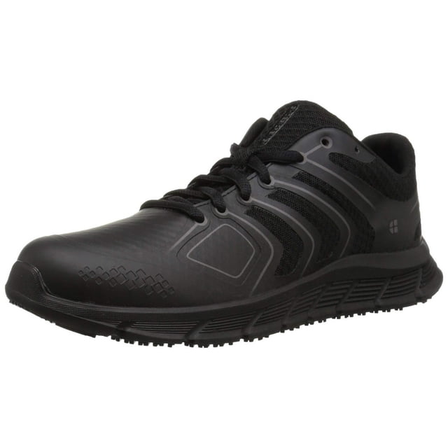 Shoes for Crews Course, Women's Slip Resistant Work Shoes, Water Resistant and Easy Clean, Black, Size 5.5