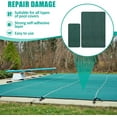 thumbnail image 7 of BlinkLLX Pool Safety Cover Patch Kit Swimming Pool Patch Repair Kit Self Adhesive Mesh for Inground Safety Cover, 12 x 8 Inch, 4 x 8 Inch(Green), 7 of 7