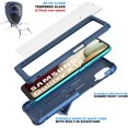 thumbnail image 4 of Samsung Galaxy A12 Case, ORETech Galaxy A12 Cover with 2 x Tempered Glass Screen Protector for Samsung A12 Hard PC TPU Silicone Protective Case with Kickstand for Samsung A12 Cover Case, 4 of 7