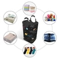 thumbnail image 5 of Lsque Galaxy Laundry Basket, Laundry Hamper, Dirty Clothes Hamper for Laundry, Collapsible, Waterproof Laundry Baskets with Aluminum Handles for Laundry, Dorm, Family, 5 of 6