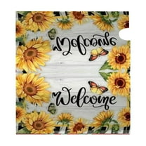 Hangs - Household Pendant - Summer Sunflower Mailbox Covers Yellow Floral Summer Decorative Mailbox Covers Standard Mailbox Wraps Post Letter Box