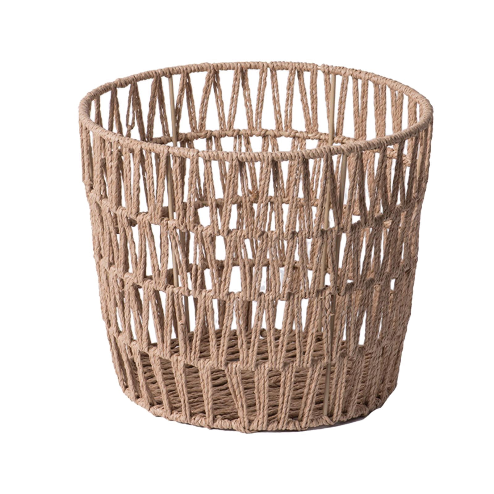 Baoblaze Laundry Basket Freestanding Organizer Snacks Storage Laundry Bin Toy Box Storage B