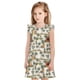 thumbnail image 1 of Fotbe Hawaiian Style Vestido de Dormir para Niñas de 3 a 10 Años, Mangas Cortas, Estilo Princesa, Pijama Camisón con Mangas Voladas-Medium, 1 of 6