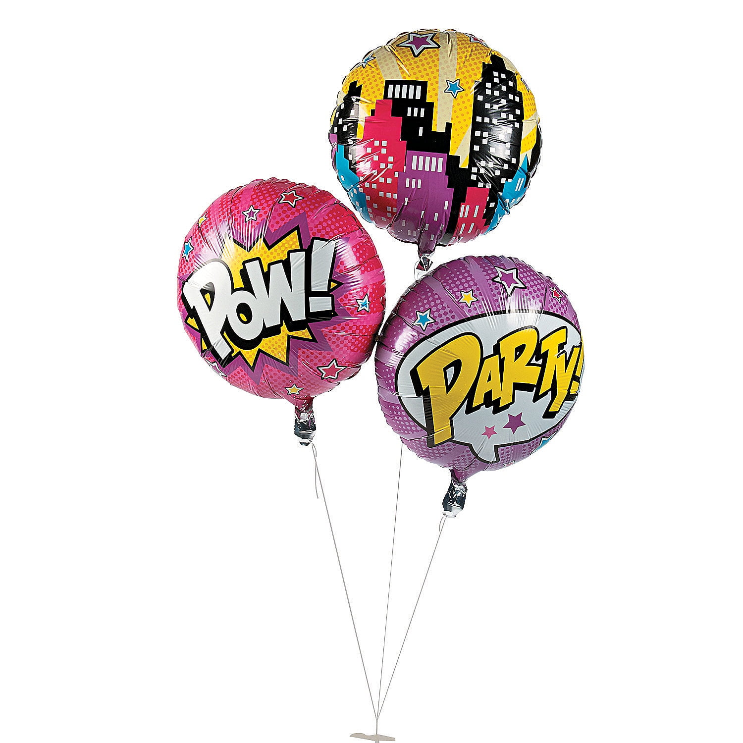 Superhero Girl Mylar Balloons (3Pc) Party Decor 3 Pieces Walmart