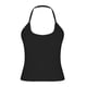 thumbnail image 2 of TaTaai Women's Casual Backless Tank Top Halter Neck Spaghetti Strap Crew Neck Solid Color Vest Soft Lightweight Spring Summer Daily Beach Wear Gift, 2 of 9