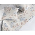thumbnail image 2 of Garden Scene Bed Runner Set, Soft Tones Flowers Boho Pattern Springtime Inspired Neutral Art, Decorative Bedding Scarf & 2 Pillow Shams for Hotels Homes, King, Lavender Blue Warm Taupe, by Ambesonne, 2 of 3