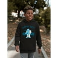 thumbnail image 2 of Taste the Fun Frozeti Dippin' Dots Retro Yeti Graphic Youth's Hoodie, 2 of 4