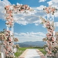 thumbnail image 3 of LUVODI Large Square Metal Wedding Arch Party Pillar Stand Garden Arbor Trellis Frame Outside Stage, 3 of 11