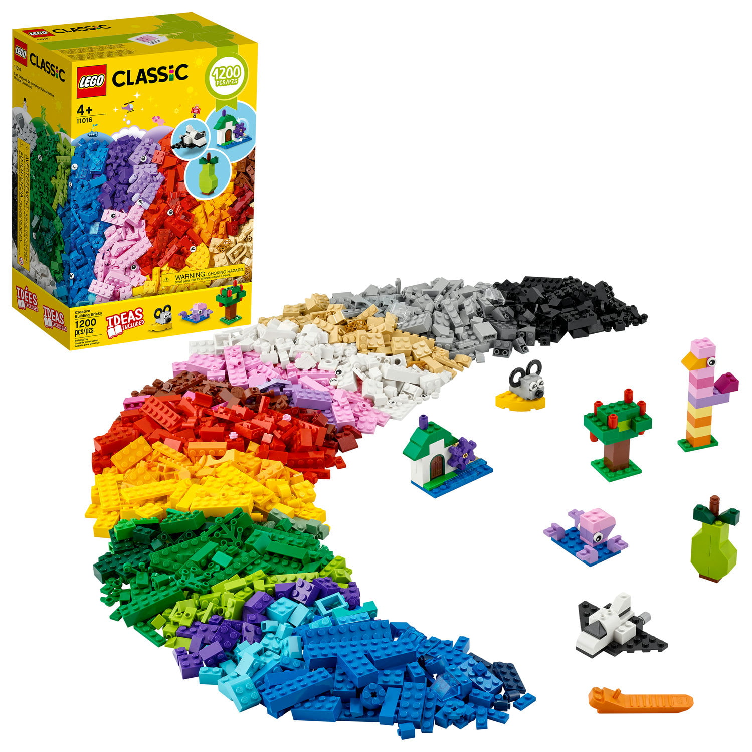LEGO Creative Building 1000 Pieces Box Color Shapes Toy Learning Fun Play Kids 