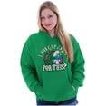 thumbnail image 4 of Grumpy Smurf Christmas Xmas Tree Hoodie Sweatshirt Women Men Brisco Brands S, 4 of 6