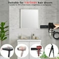Guopo Command Hooks Hair Dryer Holder Hair tool Organizer Wall Mount