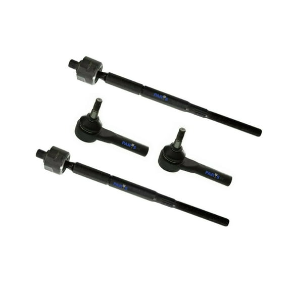 4 Pc Front Outer & Inner Tie Rod Ends Left Right Side Steering Kit Fits select: 2007-2014 JEEP PATRIOT, 2007-2014 JEEP COMPASS