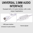 thumbnail image 6 of Gogusuu Bluetooth Speaker Speakers Bluetooth Wireless USB Computer Speakers, Laptop External Speaker With Stereo Sound, RGB Lights, Volume, Portable Small Computer Soundbar For PCs, Desktop, 6 of 7