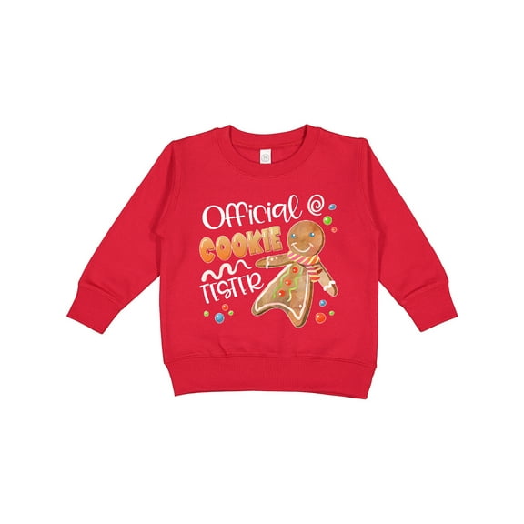 Inktastic Official Cookie Tester Cute Gingerbread Toddler Sweatshirt