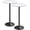 White-1, variant on Furmax Bistro Pub Table Round Bar Height Cocktail Table for Home Bar, Round Bar Tables for Party, Dining Room, Living Room and Wedding, Metal Base MDF Top, 40.6 Inch Height (2, White-1)