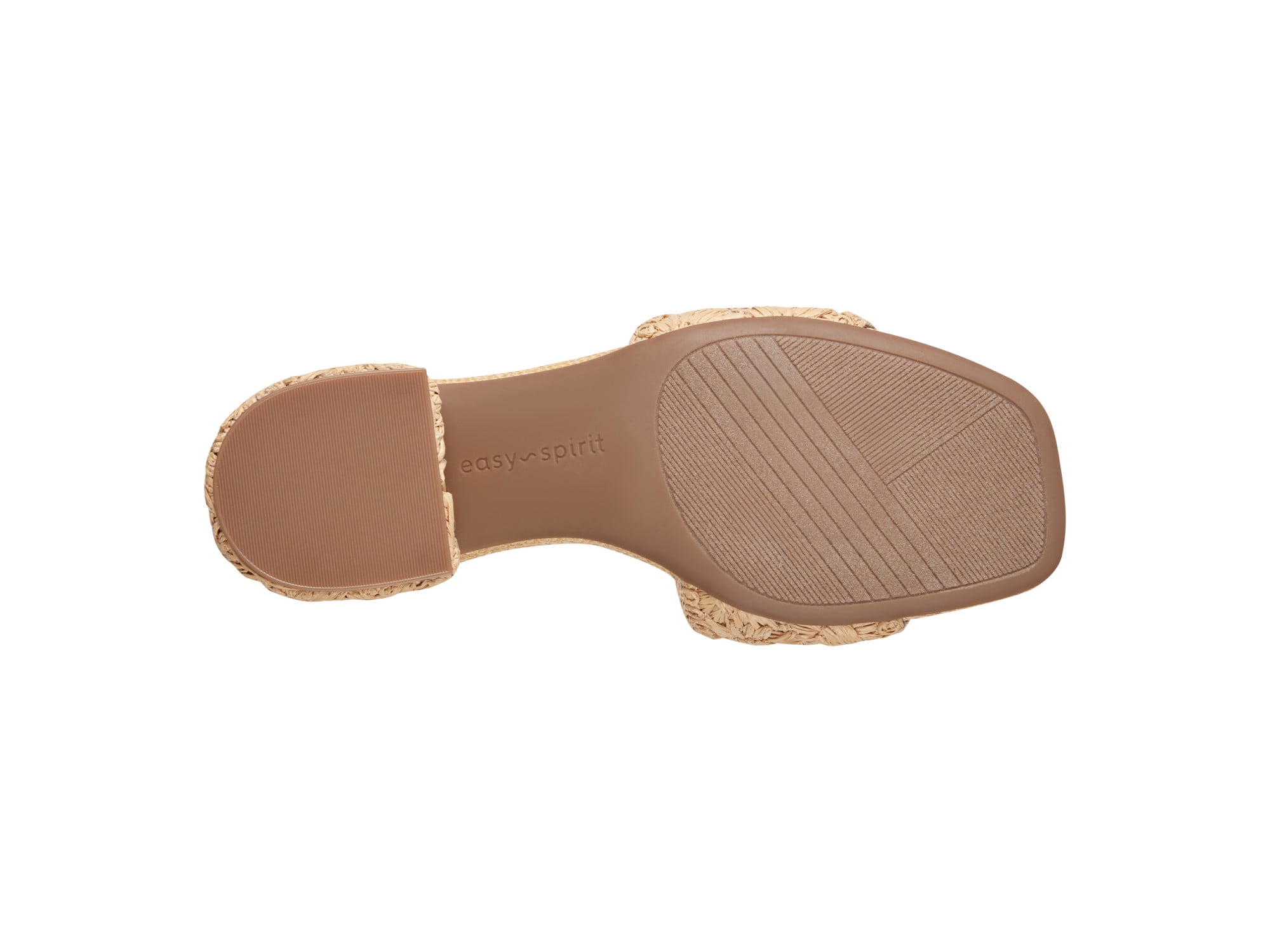 Easy Spirit Women's Rosario Raffia Block Heel Sandal