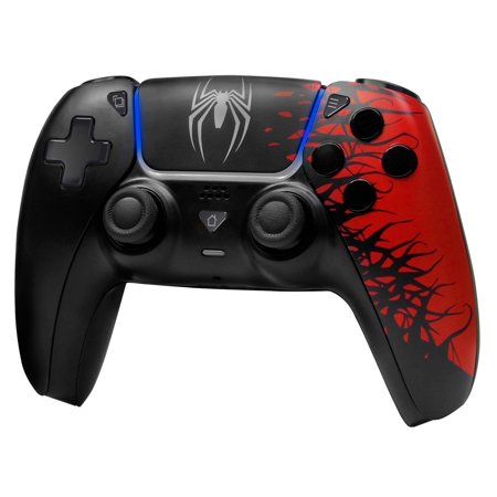 Wireless Gaming Controller for PS5 Controller Remote Gamepad Compatible with PS5/Slim/Pro/PC, Support Dual Vibration/6-Axis Gyro