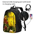 thumbnail image 2 of Balery Cactus Flowers Mochila con carga USB para hombre y mujer - Mochila impermeable y antirrobo para portátil con puerto USB para viajes, trabajo, estudios y universidad, 2 of 7