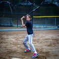 thumbnail image 4 of Louisville Slugger Ultimate Plastic Bat and Ball Combo – 34" Replica Bat with Authentic Wood Look, Safe Backyard Baseball Set for Kids & Adults, 4 of 9