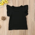 thumbnail image 3 of Douhoow 0-6Y Kids Girl Short Sleeve T-Shirt Baby Cotton Ruffle Tee Tops, 3 of 6