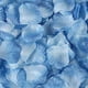 thumbnail image 1 of Xiao Hua 1000 piezas de pétalos de rosa artificiales para decoración de bodas y fiestas, color azul, 1 of 3