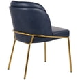 thumbnail image 7 of Meridian Furniture Jagger Navy Faux Leather Dining Chair - Set of 2, 7 of 7